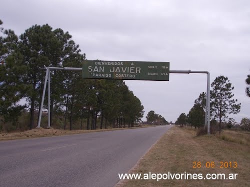 San Javier - Acceso (www.alepolvorines.com.ar)