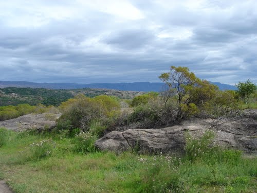 Mina Clavero. Vista de las Sierras