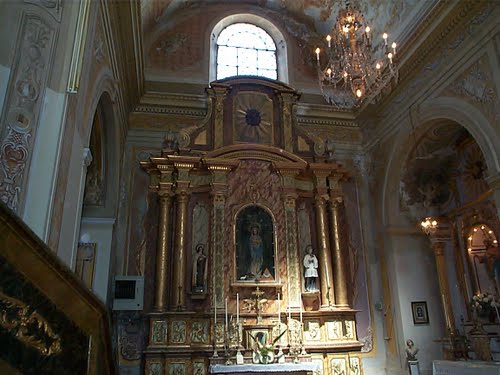Interior Iglesia de Magdalena, Provincia de Buenos Aires, Argentina