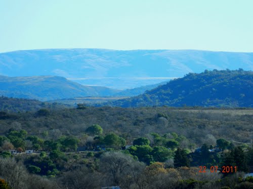 Vista de la Sierras desde Molinari, Córdoba. Para Beth Costa