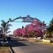 Arco de ingreso a San Carlos Sur, Santa Fe, Argentina
