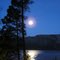 Luna llena sobre el Lago Traful (Neuquén-Patagonia-Argentina)