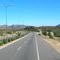Autopista Prov. 55 con vista a las Sierras Grandes. (Concarán, San Luis)