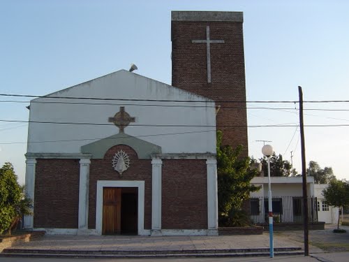 Iglesia Nuestra Sra. de Lujan, en Fighiera, Santa Fe, Argentina