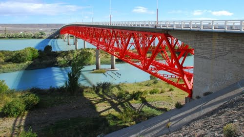 Puente Carretero, ruta nacional n°3 - Río Santa Cruz