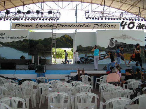 Escenario del Festival Provincial del Folklore